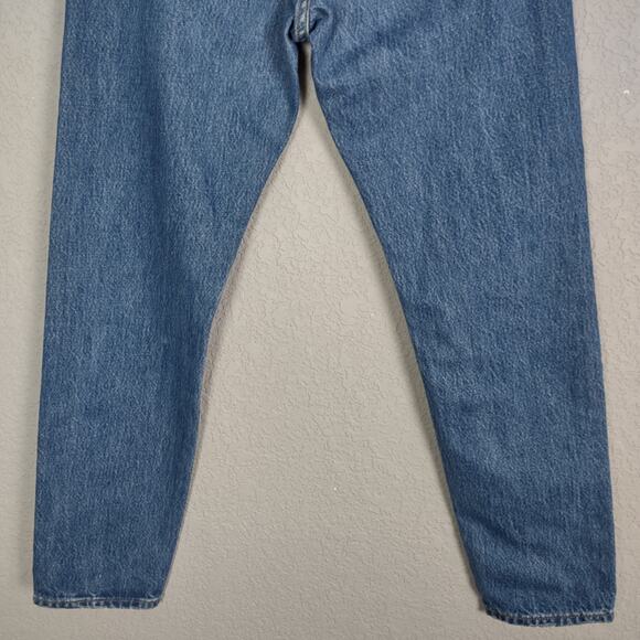 Levi's Premium Wedgie Icon Fit High Waist Jeans In Athens Shut It Size 25 - Picture 8 of 16